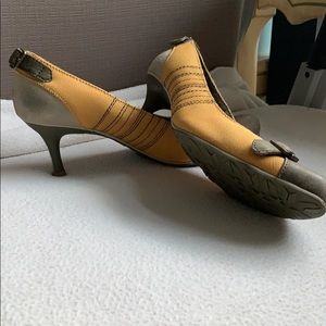 Comfortable jean casual, but fancy shoes